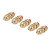 5PCS G1/2 Male Thread Misting Nozzle Brass Irrigation Nozzle Durable Spray Nozzle  Lawn Watering