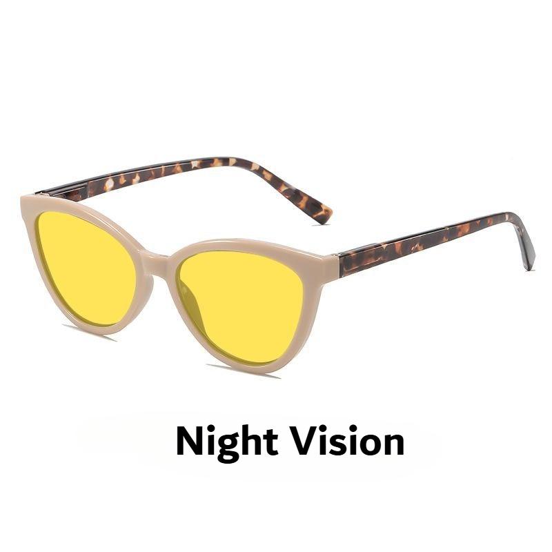 Personalized Cat Eye Night Vision Anti Blue Light Glasses for Men and Women Protect The Eyes for Computer Sports Game Goggles