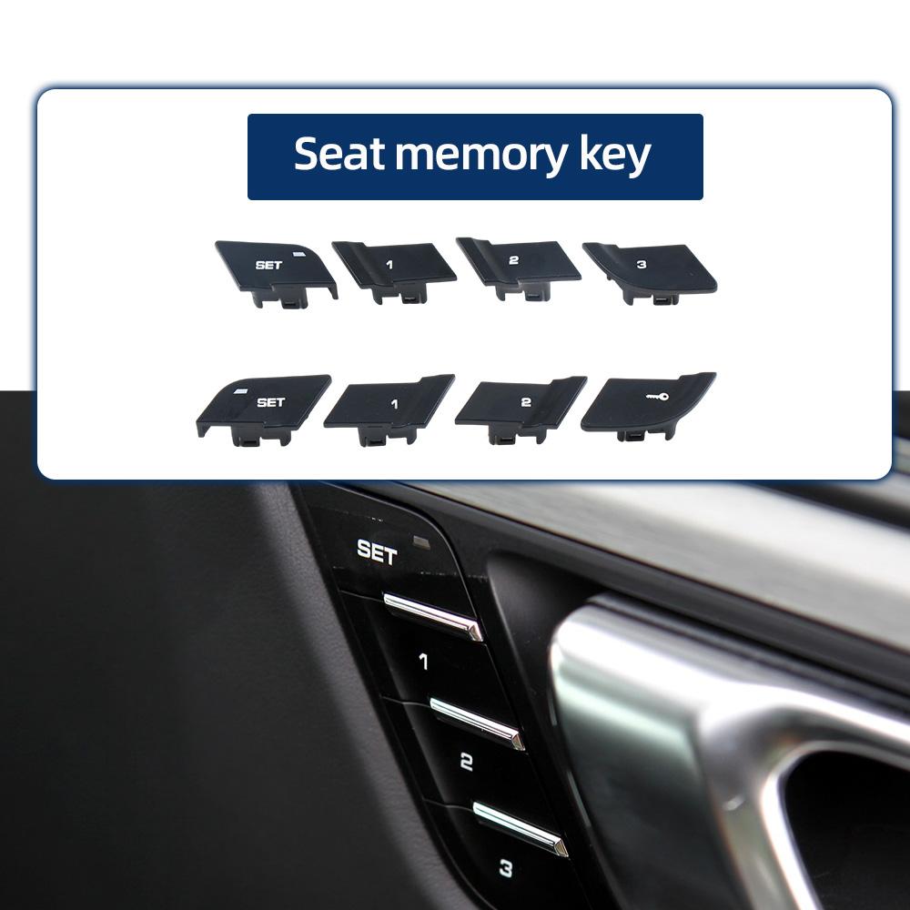 Car Front Button For Porsche Macan Seat Memory Key Seat Memory Button 2014- 2018 95B959855 95B959856 Car Accessories Replacement