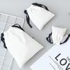 Custom Logo Cotton Canvas Drawstring Bag: Small Jewelry Storage or Large Dustproof Bag
