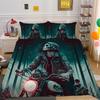 3D Beauty Skull Head Bedding Set Beauty Skull Head Motorcycle Pattern Quilt Cover Pillow Case 2/3 Pieces Microfiber Fabric Full Size Home Decoration