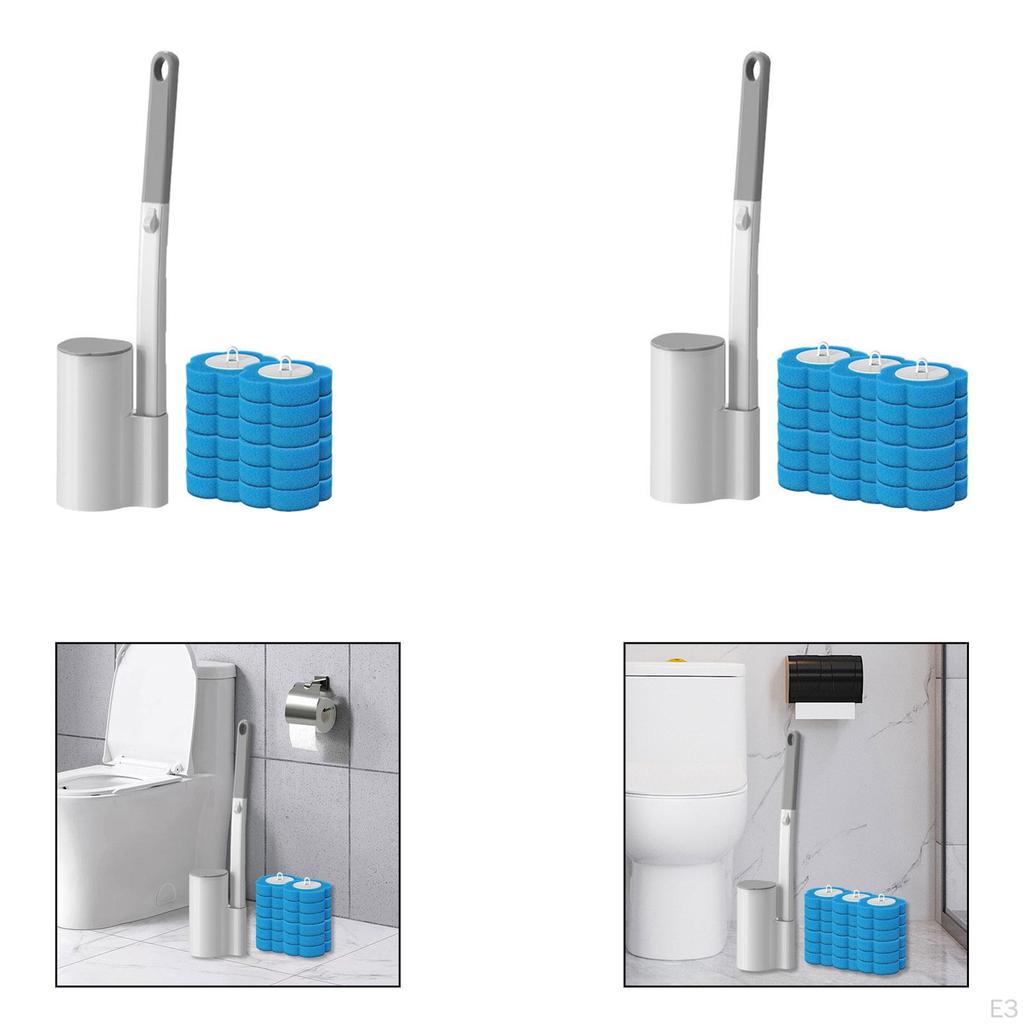 Disposables Toilet Brush Set Bathroom Maintenance Efficient Supplies Bowl Cleaning
