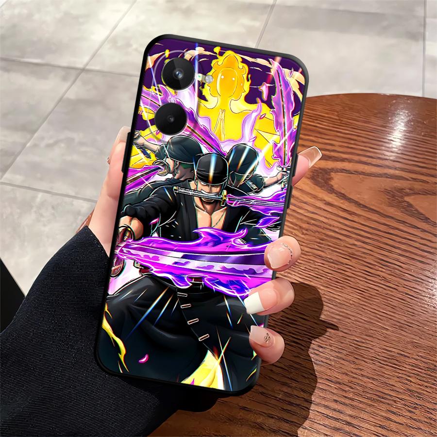 Phone Cover Case for Realme GT Master Neo2 12 14 11 Pro C25 P3 Ultra C21 C15 C12 C33 C35 C53 C55 Nazro 50 50i Ones Pieces Zoro