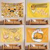 GGudetama LLazy Egg Tapestry Wall Hanging Tapestry Art Deco Blanket Curtain Hanging At Home Bedroom Living Room Decor