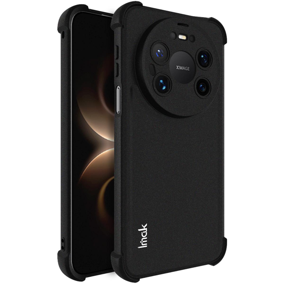 Чехол для телефона Huawei Mate 80 Pro Max IMAK Ударопрочный Мягкий чехол Huawei Mate 80 Pro Max чёрный