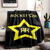 Estrella de rock (1) Manta Adecuada Para Todas Las Estaciones Y Perfecta Para Siestas Presenta Colores Vibrantes Un Regalo Ideal Para Familiares Y Amigos