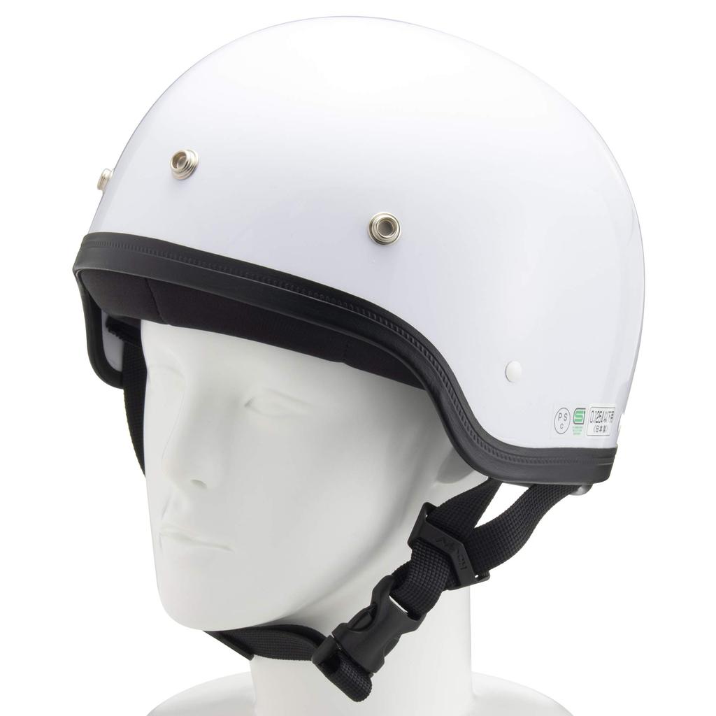 SANADA Helmet MACH Detachable Ear Flaps for Motorcycles up to 125cc White LL AJ-80 (60cm)