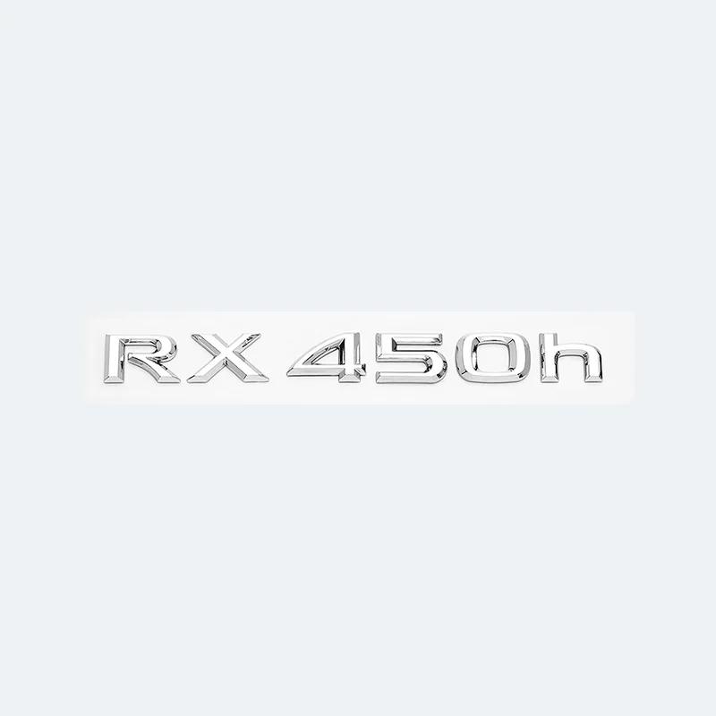3D Chrome Glossy Black ABS RX200t RX270 RX300 RX350 RX450h RX450hL HYBRID Emblem for LEXUS Car Trunk Trunk Rear Logo Sticker