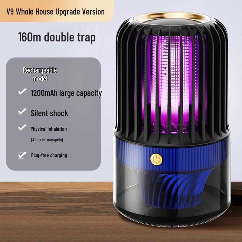 2025 Triple Grid Purple Light Mosquito Killer Lamp & Swatter