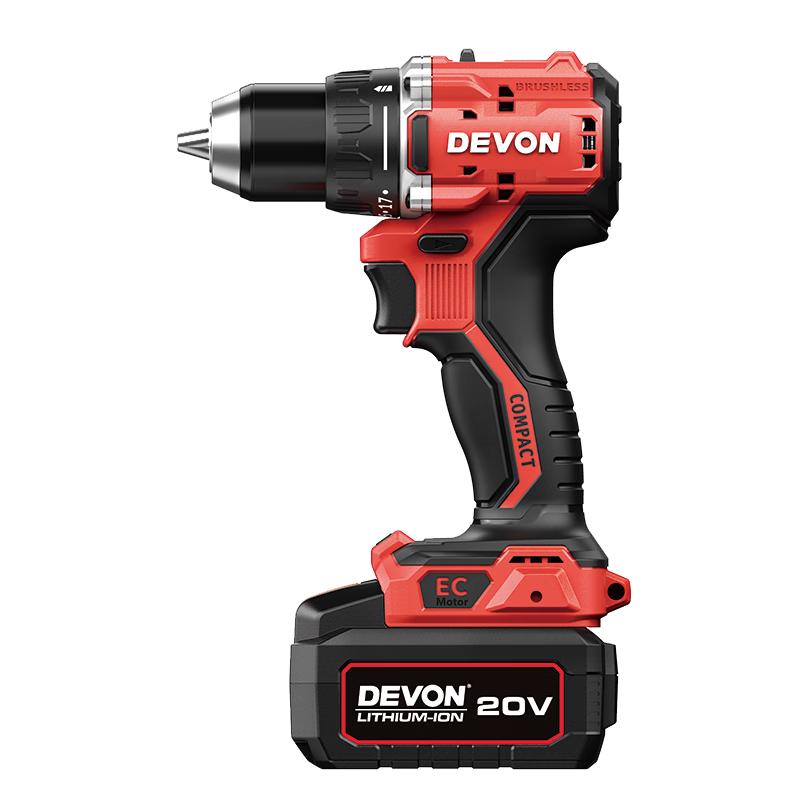 Devon 20V Brushless Cordless Impact Drill DID201 CN Plug (adapter Included)