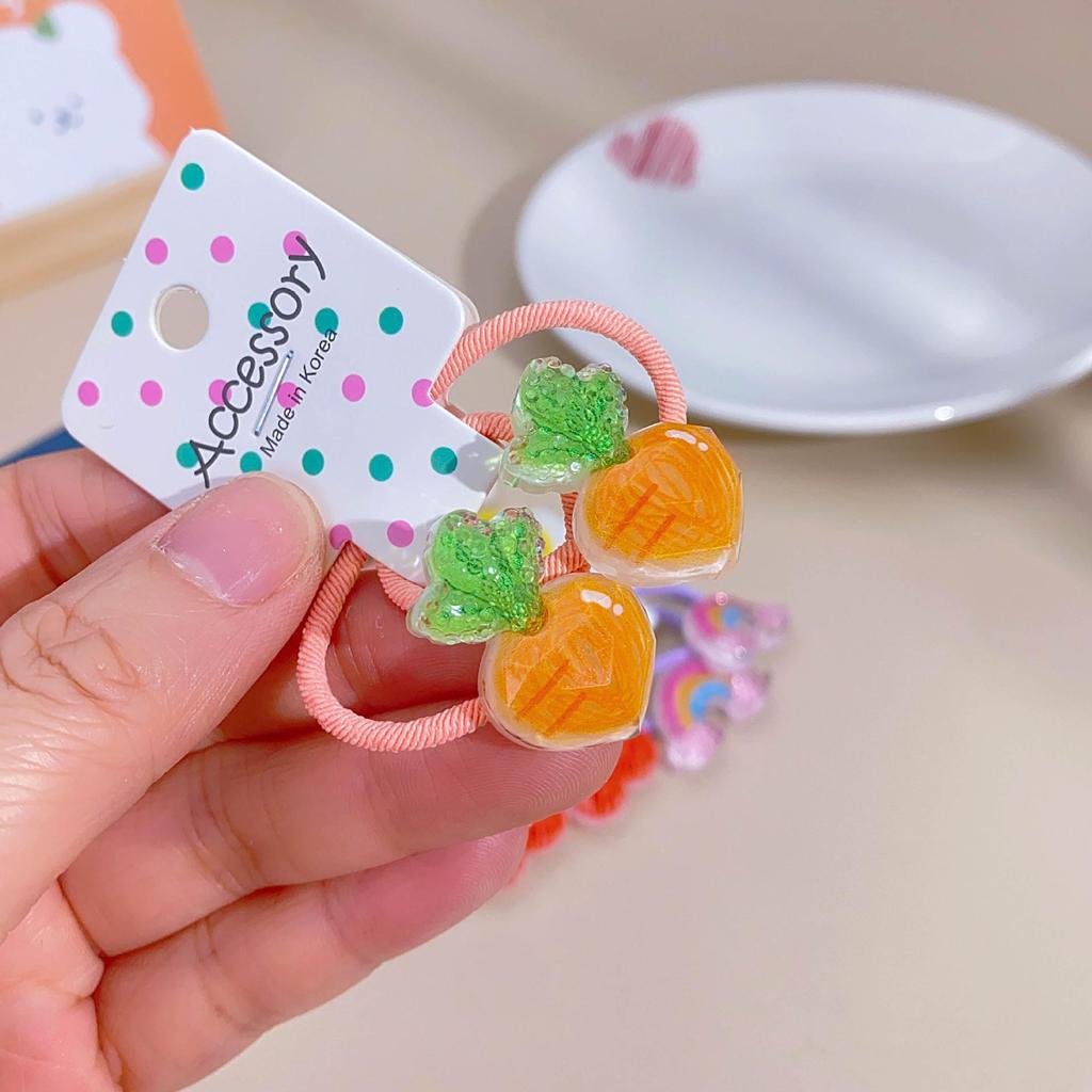 Kinder Pailletten Floral Elastische Haarbänder Gummiband Haargummi Prinzessin Kawaii Haarseil Kopfbedeckung Mädchen Kinder Haarschmuck