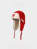 Red Bomber Hat, Winter Thickened Warm Plush Ear-Protecting Hats Men And Women, Hiking Skiing Cycling Windproof Outdoor