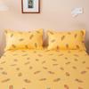 Bonenjoy 1 Stk. Matratzenschoner mit Gummizug Twin/Full/Queen/King Size Spannbettlaken Karottenmuster Bettlaken für Erwachsene Kinder