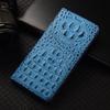 Crocodile Claw Genuine Leather Flip Case for Oneplus 6 6T 7 7T 8 8T 9 9T 9T 10 10T 10T 11 12 12R 13 13T 13R 15 Pro Cover Cases