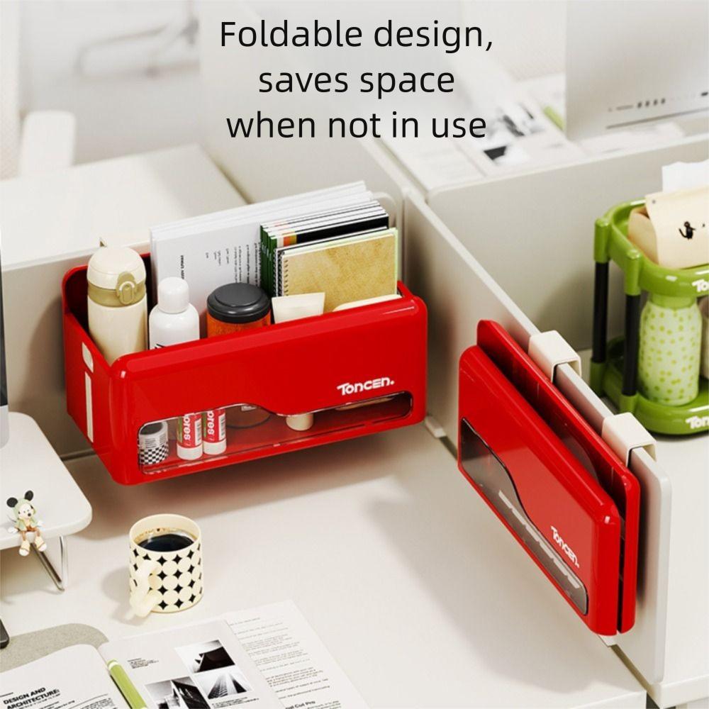 Creative Hanging Organizer Punch-free Toilet Storage Cabinet Dormitory Storage Box  Office Supplies