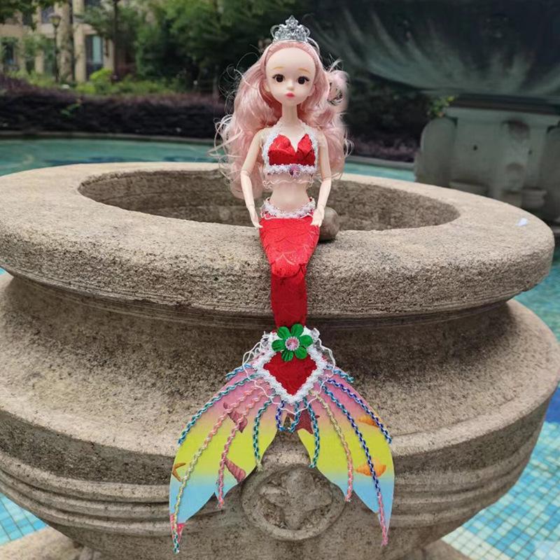 45cm Avtakbar Utklednings Stor Hale Havfrue Dukke Jentedukke Gave Leketøy for Barn