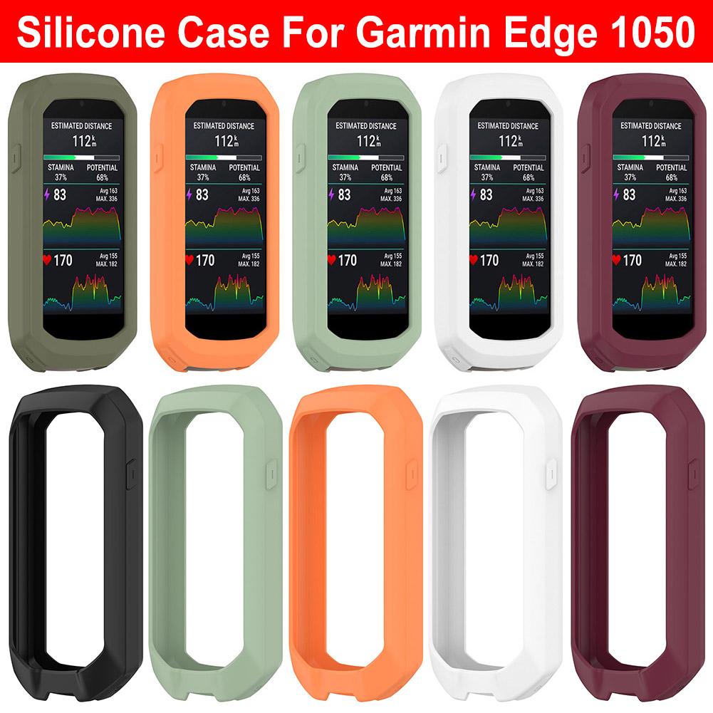 Silicone Case Flexible Soft Bumper Protective Cover Shell Case Protector Bike Gel Skin Case for Garmin Edge 1050 Accessories