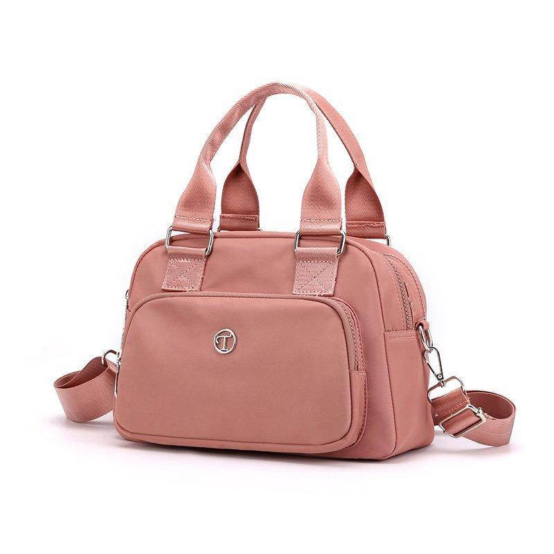 TS JYL Laptop bag,Women Crossbody Bag Ins Style Nylon Waterproof Underarm Small Square