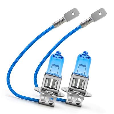 2pcs H3 Halogen Headlight Bulb Fog Lamp 100W 24V Xenon White 6000K 64151 12336 Bulb