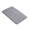 Non-slip Cross Stripe Plush Bathroom & Entrance Door Mat