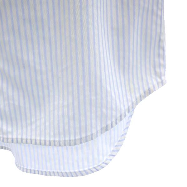 Lacoste Dámská košile s dlouhým rukávem se vzorem pruhů M Bílý systém Použitá