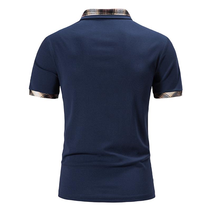 Business Men's Polo T Shirt Summer Short Sleeve Clothing Fashion Casual
