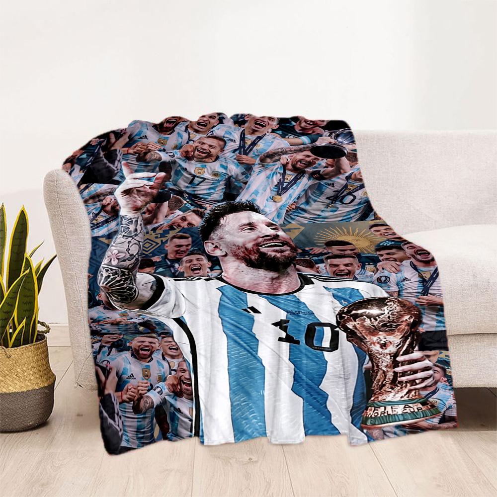 Messi 518 Decke Strapazierfähiger Komfort Geeignet für Stuhl Sofa Bürostuhl Ganzjahresgebrauch Wärmende Dekoration Geschenk für Reisen Zuhause Geburtstage