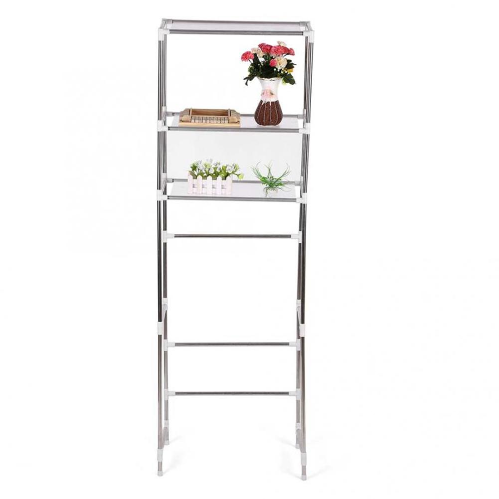 Storage Rack Over Toilet Laundry Washing Machine Bathroom 3‑Tier Shelf Unit 165*53cm