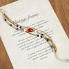 Niche design hand-woven natural stone crystal bracelet wind bohemian color bracelet bracelet bracelet rope accessories
