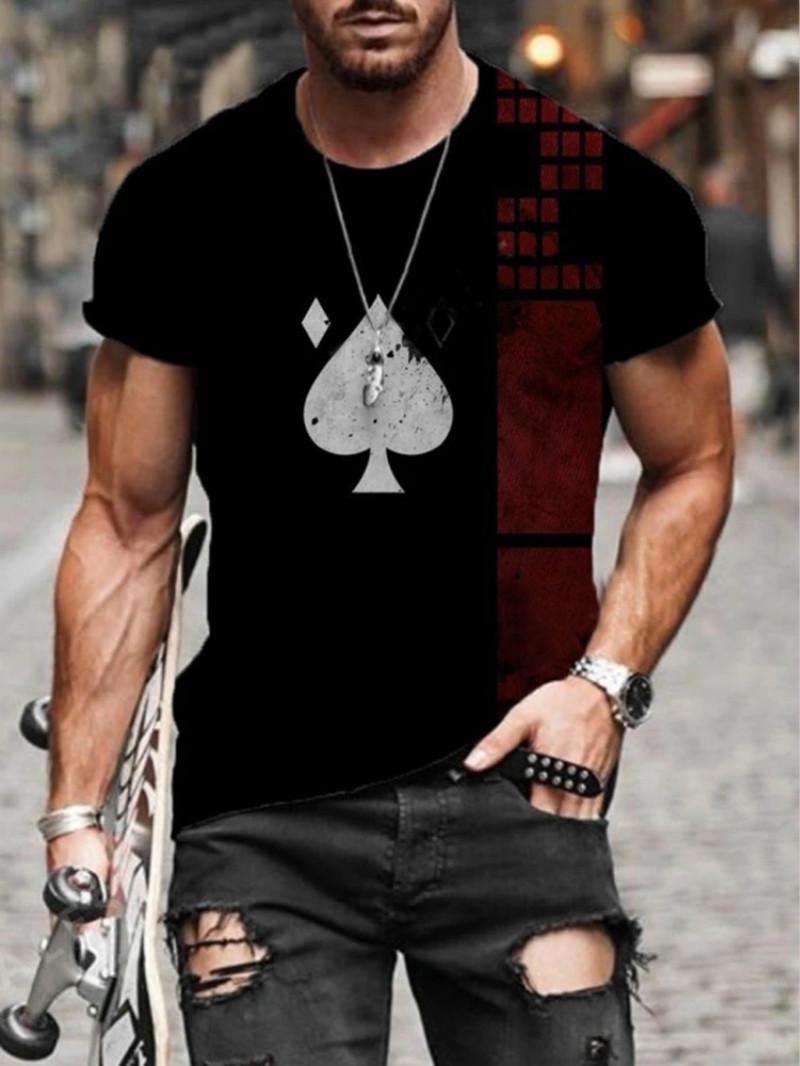 Повседневный топ с абстрактным принтом — фото 6