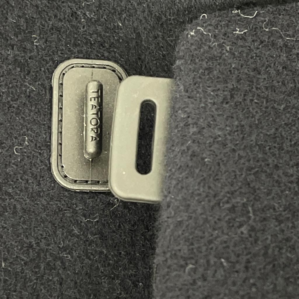 TEATORA TT-101-00 Black Wool Wallet Coat Coat Not Written NavyUsed