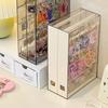 Keychain Display Stand Hanging Anime Pendant Organizer for Guka Small Doll Pendants Hook Desktop Acrylic Dustproof Storage Box