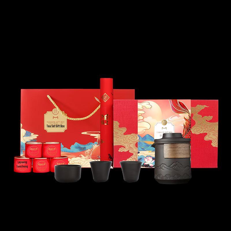 Qianli Jiangshan Purple Clay Tea Set