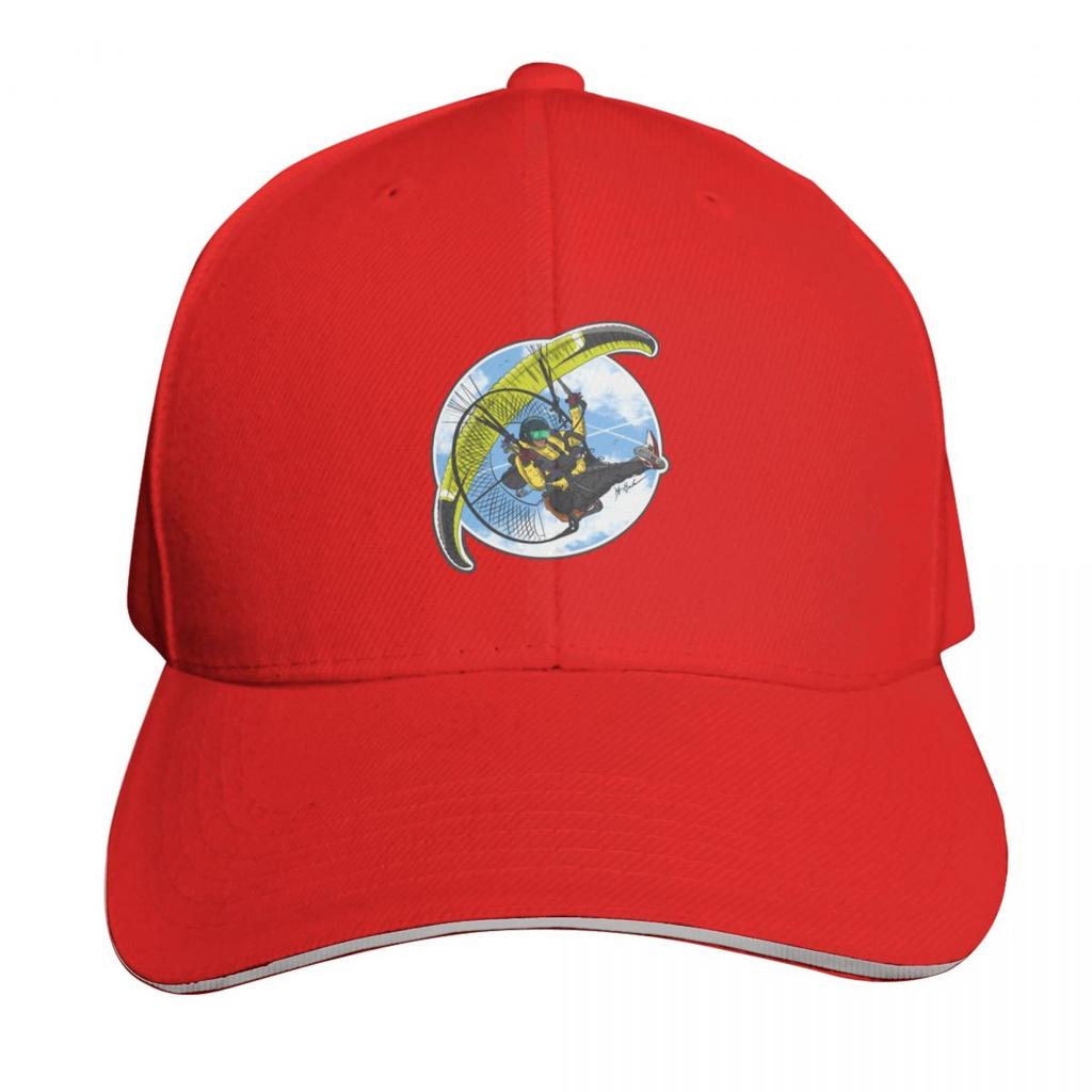 Paramotor Powered Parachute Baseball Cap Hat Beach Birthday Big Size Hat Western Hat Womens Hats Unisexs