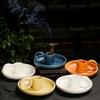 Yale Wood Sage Incense Burner & Candle Holder with Ash Collector