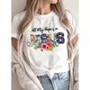 Women'S Short-Sleeve T-Shirt with A Front Print for Summer, Made From Comfortable and Breathable Fabric