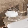 Light Luxury Glacial Pattern Soap Box With Lid Transparent Waterproof Soap Dishes For Travel Easy To Carry Soap Case Bathroom