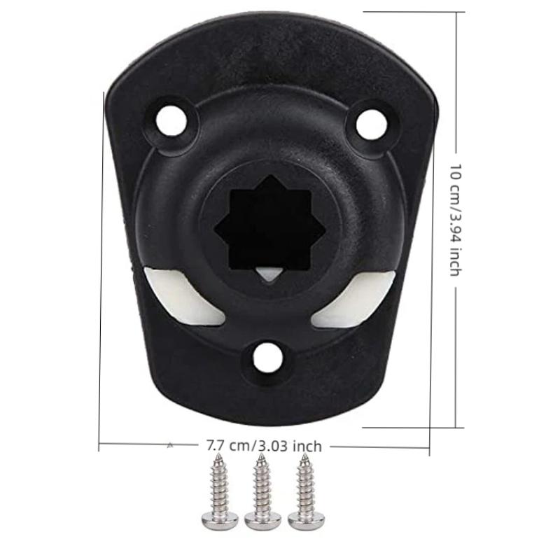 Durable Plastic Kayak Drain Plug Mount With Waterproof Seal And Easy Install Perfect For Canoe Fishing Boat Use