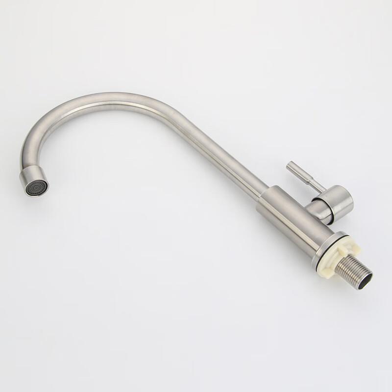 304 Stainless Steel Single Cold Kitchen Faucet