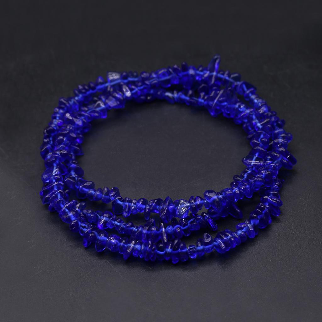 1 Filo Pietre Frantumate Cristalli Curativi 7mm Pietra Naturale Perline Distanziatrici Sciolte per Creazione di Gioielli Fai da Te Collana Bracciale Accessori Lunghezza 80cm