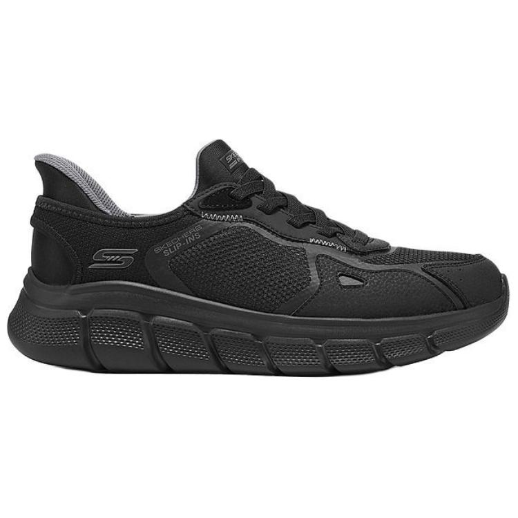 Skechers Bobs B Flex Comfortable Soft Low Top Casual Shoes Men Sneakers Black 118314-BBK