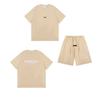 FEAR OF GOD ESSENTIALS Flocked Letter Hoodie Loose Fit Fleece Sweatshirt Men Women