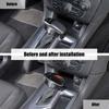 Car Gear Shift Panel Cover Gear Lever Protective Sticker For Dodge Charger For Dodge Challenger 2015 Up for Durango 2018 Up ABS Accessories