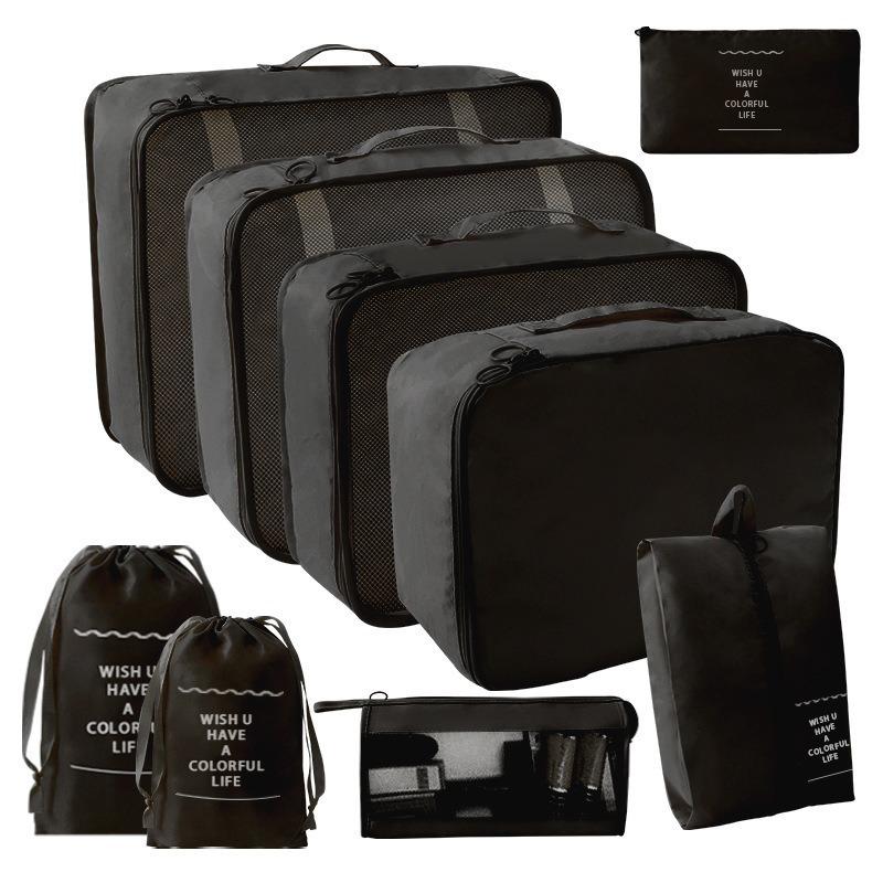 Large Capacity Foldable Travel Storage Bag Set - 7 Pieces