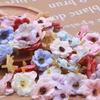 30pcs 3cm Artificial Flower Head Small Daisy Silk Cloth Fake Flower Accessories Artificial Flower Decorative Materials Wreath Artificial Flowers