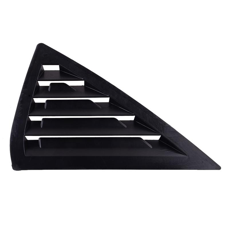 1 Pair Rear Window Louver Vent Cover Trim Scoop Shutter Vent Decor fit for Nissan Sentra Sedan 2013-2015 2016 2017 2018