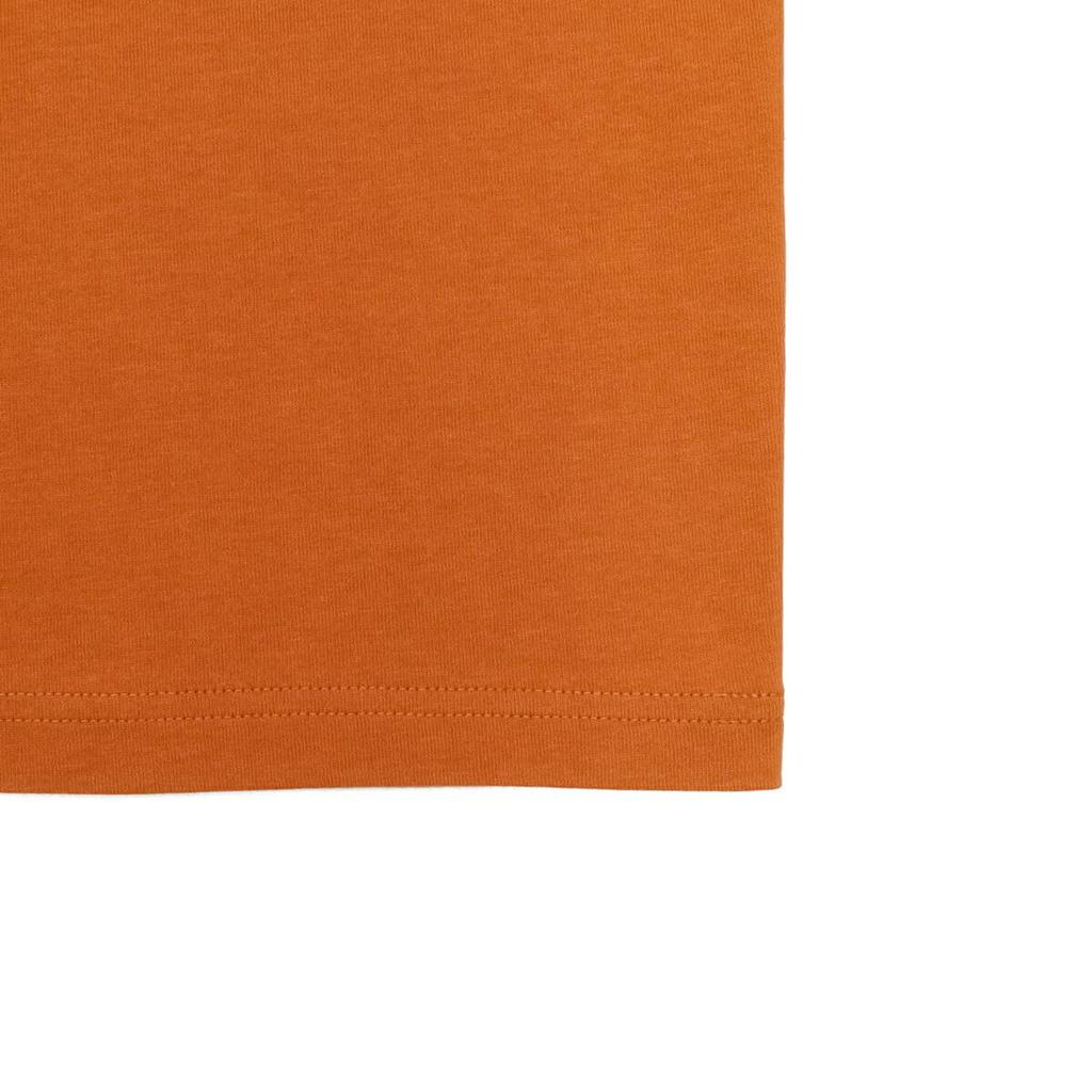 New Era Short Sleeve Oversized Rust Orange Black Oversized Cotton Tee Box Logo T-shirt S/S