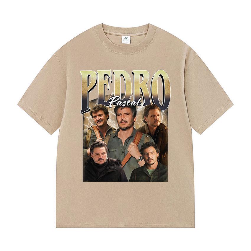 90s Pedro Pascal Vintage Graphic T Shirt Unisexs Women Harajuku Fashion Summer Tshirt Casual Cotton Oversized Tshirt Streetwear