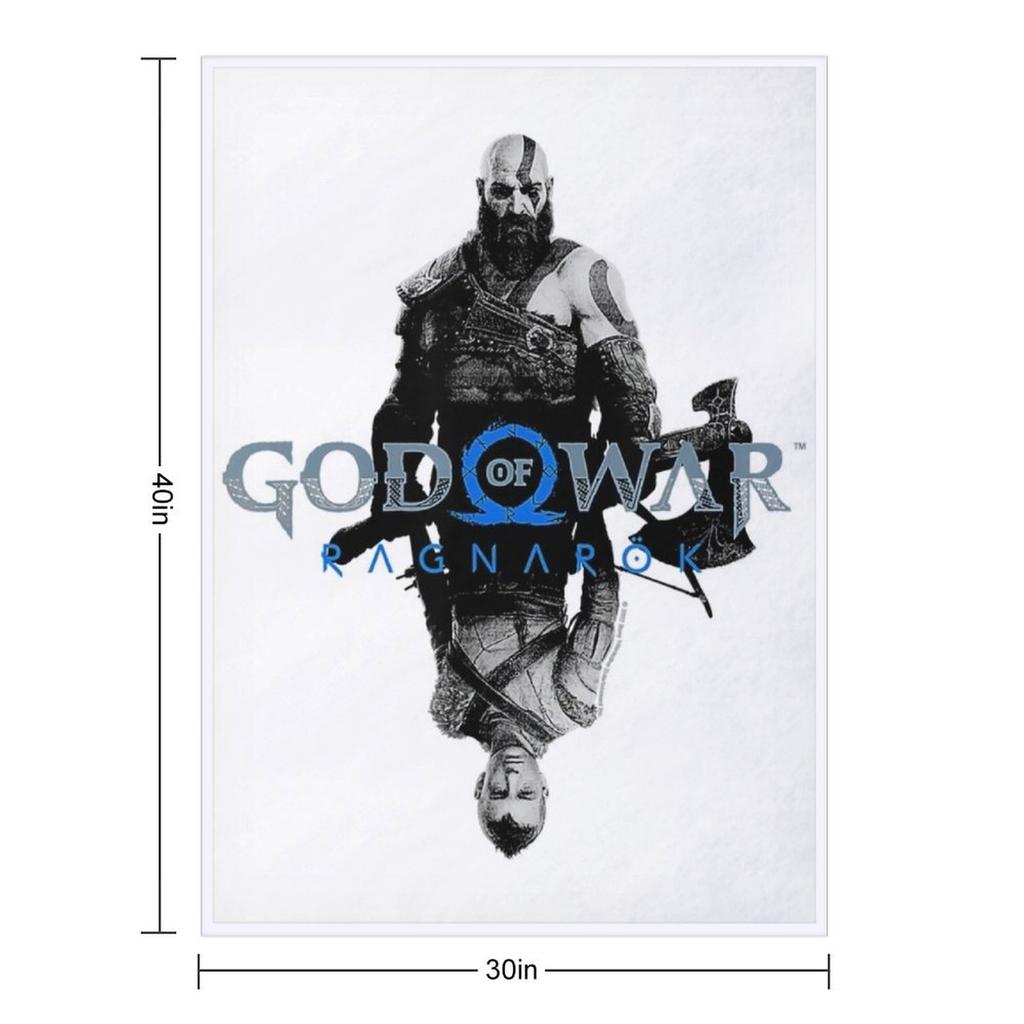 God of War_ Ragnarok Kratos and Atreus Throw Blanket Decorative Sofa Soft Big Bed Bed Fashionable Blankets