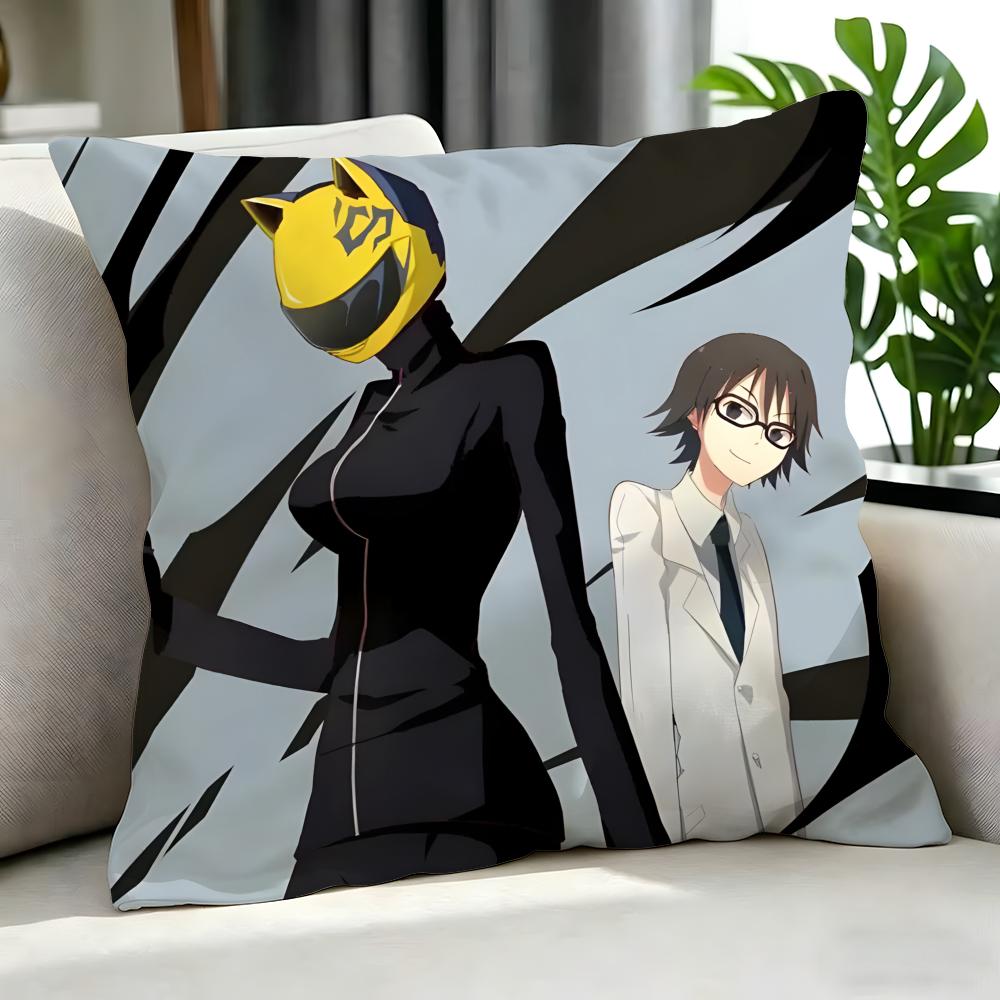 Anime DDurarara Cushion Cover Cushion Cover Set Pcs x x x Pillowcase Decorative Sofa Home Decor